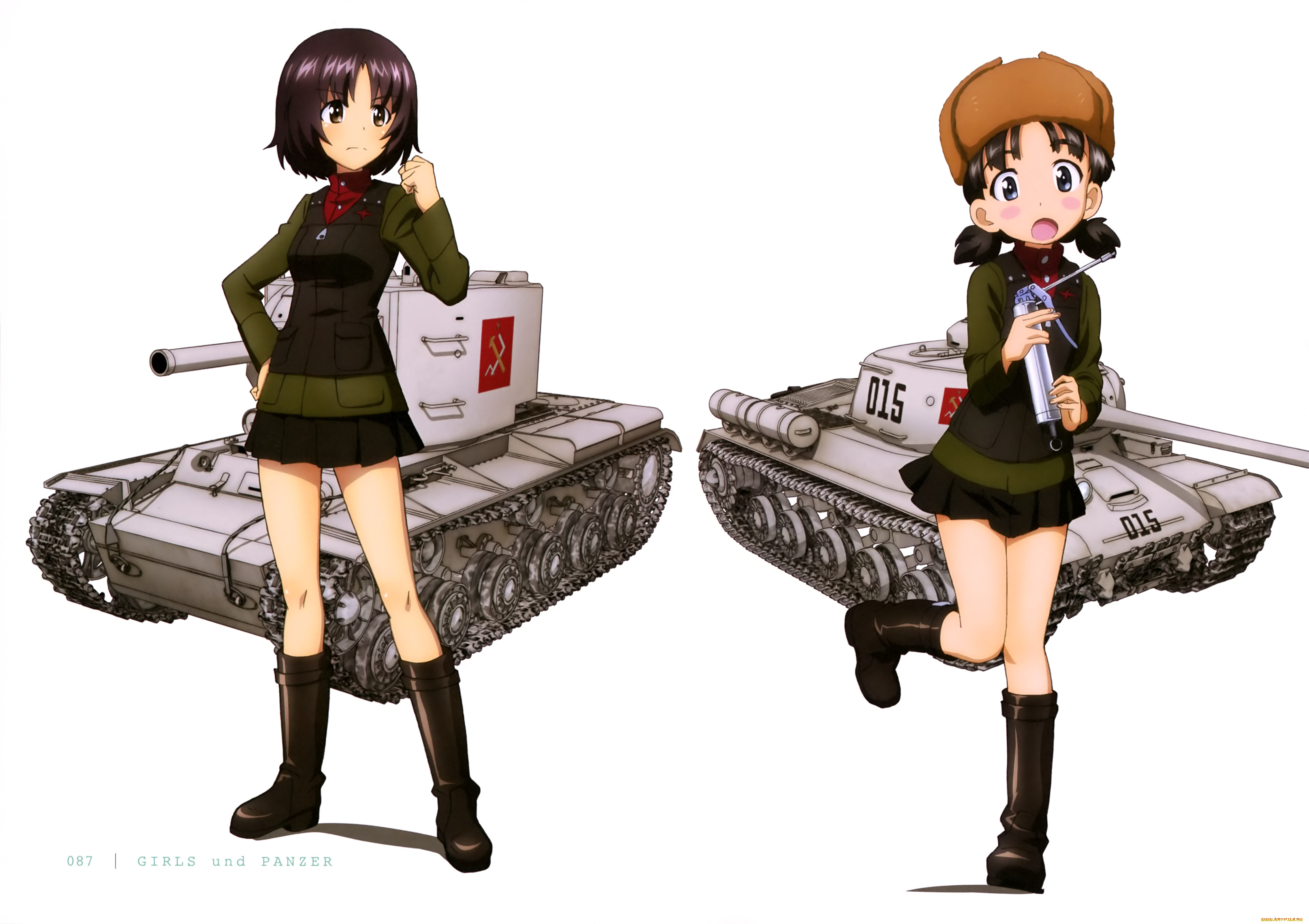 Girls und Panzer Нина и Алина